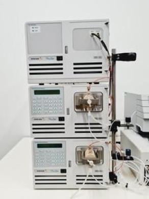 Varian ProStar HPLC System 410, PDA Detector,  Solvent Delivery Module  Lab-cover