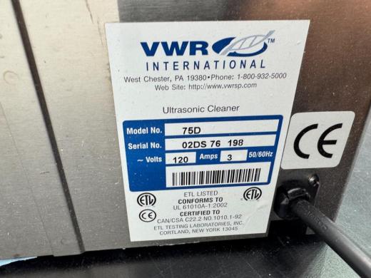 VWR Ultrasonic Cleaner-cover