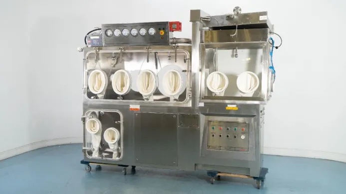 Powder Systems Limited Bulk Dispensary Twincell Glovebox for Controlled Material Handling