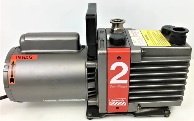 Edwards E2M2 Dual Stage Rotary Vane Vacuum Pump, 2 CFM