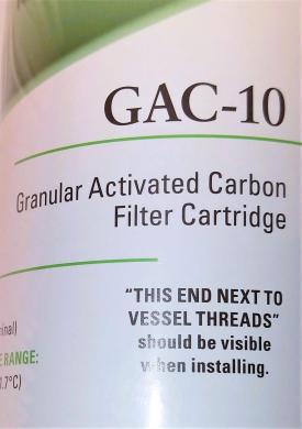 Pentek GAC-10 Granular Activated Carbon Filter Cartridge-cover