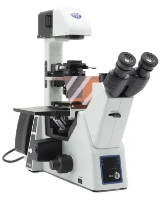 IOS IM-5 Inverted LED Fluorescence and Phase Contrast Microscope with UV and B&G Filter Set