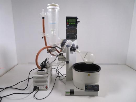 Buchi R-200 Rotavapor System with Motorized Hydraulic Lift and Cold Trap Condenser-cover