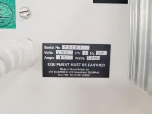 LTE Scientific Falcon 30 Benchtop Laboratory Autoclave, 8 of 17