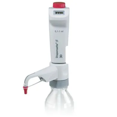 BrandTech Scientific Dispensette S Digital Bottletop Dispenser, 0.1 to 1mL