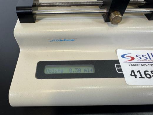 Cole-Parmer Benchtop Syringe Pump Model 100 with Digital Volume Display-cover