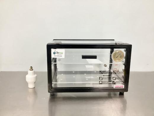 Nikko Horizontal Desiccator Cabinet with Hygrometer and Adjustable Shelves-cover