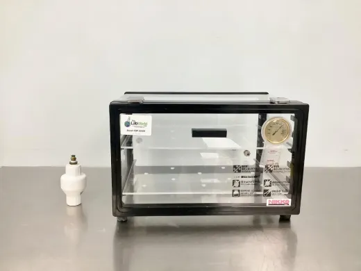 Nikko Horizontal Desiccator Cabinet with Hygrometer and Adjustable Shelves