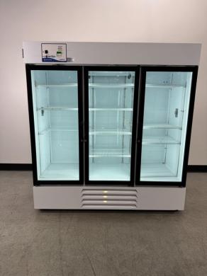 Fisher Scientific Isotemp Triple-Door Glass Laboratory Refrigerator Model 1157G22-cover