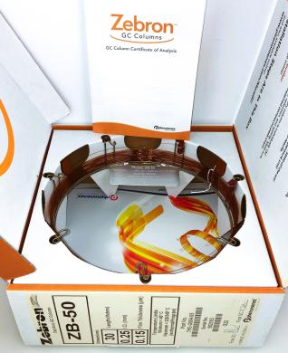 Zebron ZB-50 Capillary Column (30 m x 0.25 mm x 0.15 µm)-cover