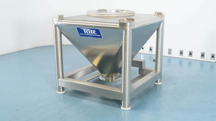 Totes Bulk Handling 400 Liter Stainless Steel Bulk Storage Tote-cover