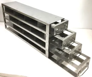 Crystal Technology UFD-442 Upright Freezer Rack for Standard 2" Boxes, 4 of 8