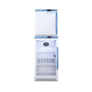Accucold ARG31PVBIADA-AFZ1PVSTACKLHD 20" Wide Stackable Pharmaceutical Refrigerator-Freezer