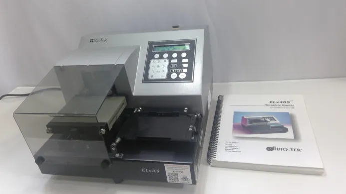 BioTek ELx405 96-Well Plate Washer with Programmable Shaking and Overflow Protection