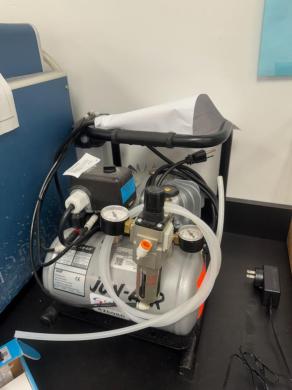 Jun-Air 3-4 Oil-Free Laboratory Air Compressor with Pressure Regulator and Moisture Trap-cover