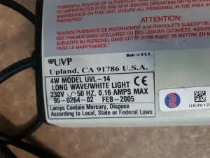 UVP UVL-14 Upland Long Wave White Light, 3 of 6