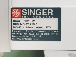 Singer Robot Model Rotor-HDA Integrated with Junair OF302-4S Orbital Shaker and Werther CW 100/24 AL Cooling Unit, 14 of 25
