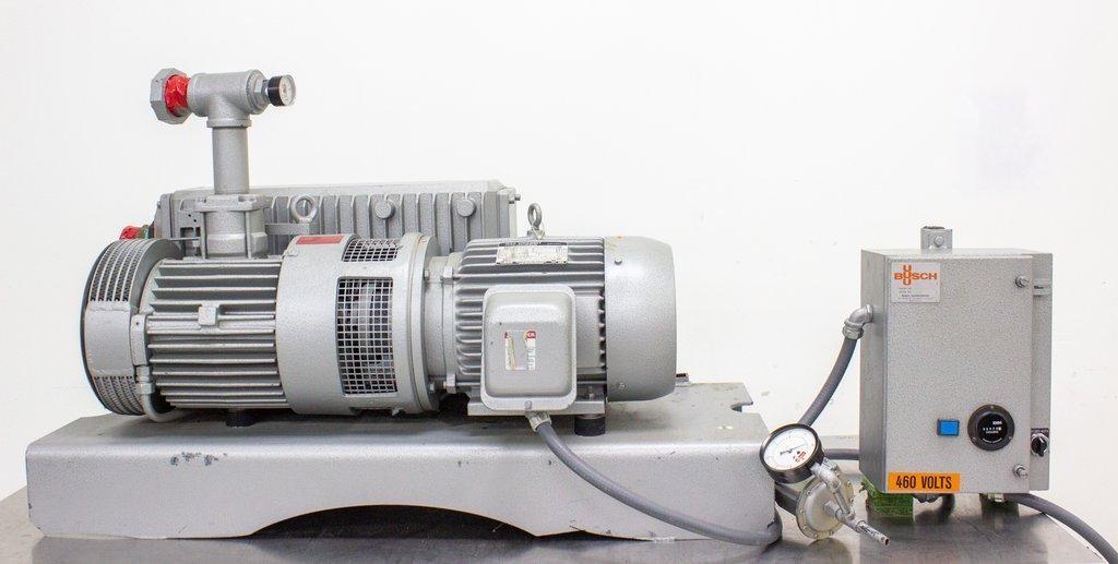 Busch RC 0250-C406-1001 Rotary Vane Vacuum Pump 230V-460V 60Hz Industrial Use