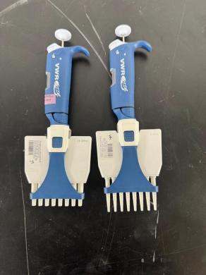 VWR Multichannel Pipettes Set of 2 for Precise Microliter Volume Handling-cover