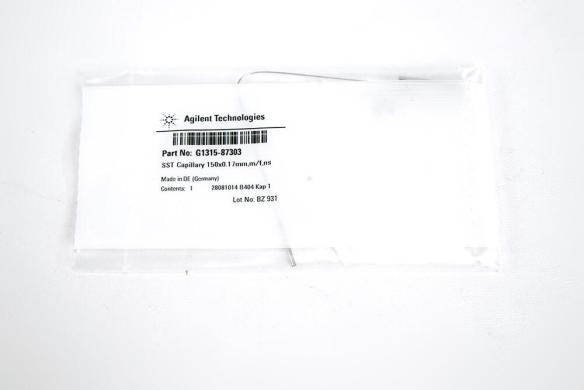 Agilent Stainless Steel HPLC Capillary 0.17 x 150 mm S/U ns/ps G1315-87303-cover