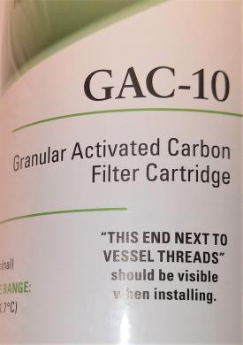 Pentek GAC-10 Granular Activated Carbon Filter Cartridge-cover