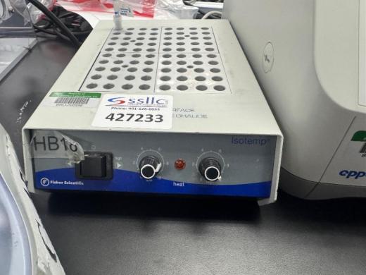 Fisher Scientific Isotemp Heat Block Model 2054FSS for Precise Sample Tube Heating-cover