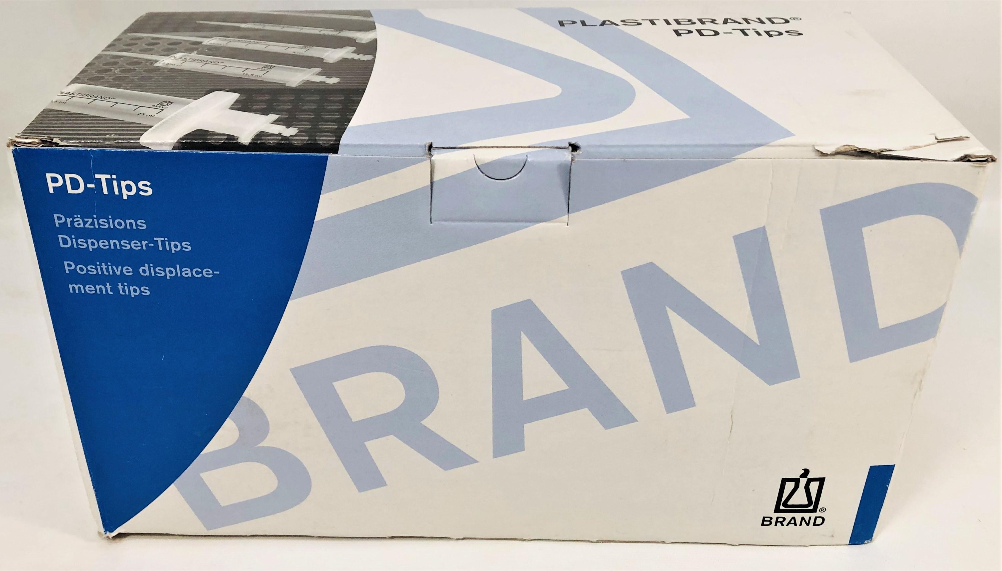 BRAND 702374 PD-Tips Non-Sterile 2.5mL for Repeater Pipettes (Box of 100)