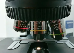 Olympus BX51 Fluorescence Microscope with UIS2 Optics and Multiple Objectives, 5 of 9