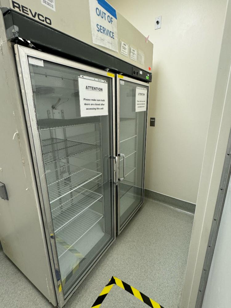 Revco Double Door Laboratory Refrigerator for Biomedical Cold Storage