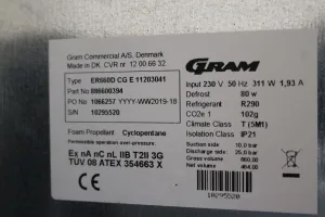 Gram BioPlus ER660D Laboratory Refrigerator, 4 of 4