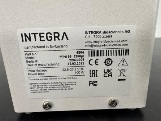 INTEGRA Mini 96 1250uL Automatic Multichannel Pipettor for High-Throughput Liquid Handling-cover