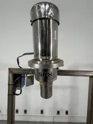 SPX MS1P1 Lightnin Industrial Fluid Mixer with Stainless Steel Frame and Mobility Casters, 3 of 4