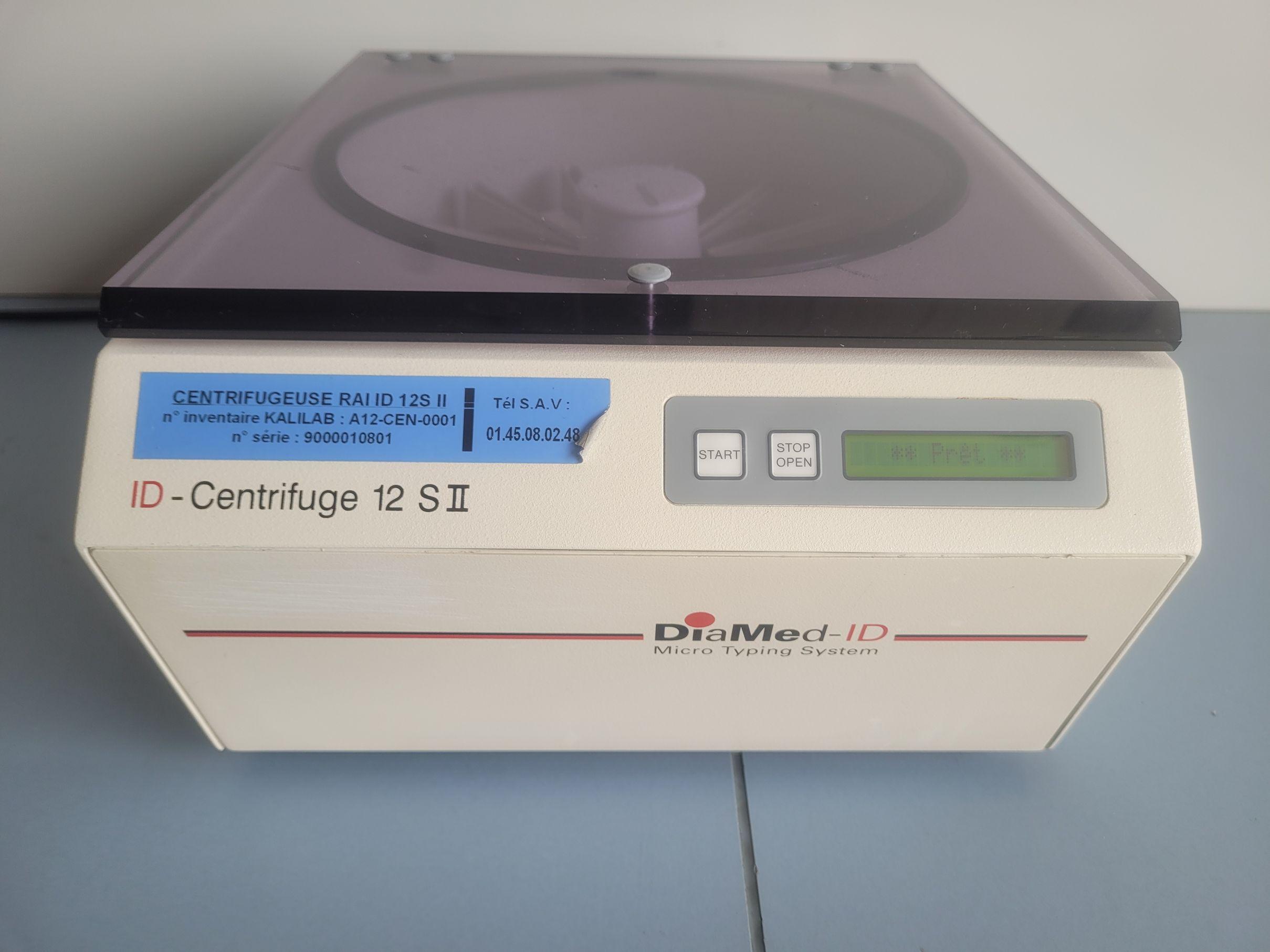 ID DIAMED id-centrifuge 12 S II Benchtop Centrifuge