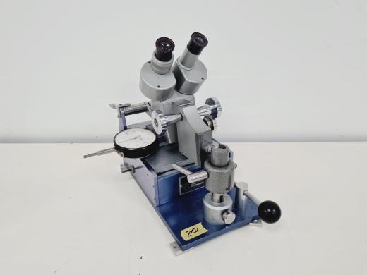 Slee London Model DS Vacuum Vice Precision Measuring Tool w/ DTI Gauge-cover