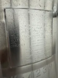 Precision Stainless 60 Liter Stainless Steel Mixing Vessel with Adjustable Speed Drive, 3 of 4