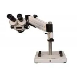 Meiji EMZ-5 Binocular Zoom Stereo Microscope with SAS-3 Articulating Boom Stand, 2 of 6