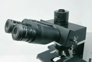 Olympus BX40 Compound Microscope with Superwide Trinocular Head and Apo 2x Fluorite Objectives, 8 of 8