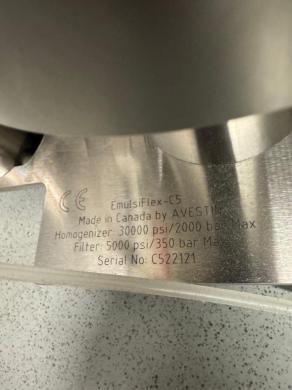Avestin EmulsiFlex-C5 High-Pressure Homogenizer for Cell Disruption and Homogenization-cover