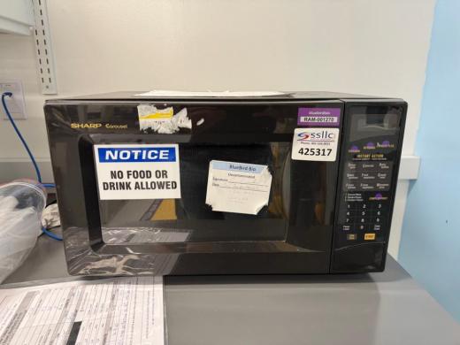 Sharp R-410CK Microwave Oven with Carousel Turntable for Laboratory Heating Applications-cover