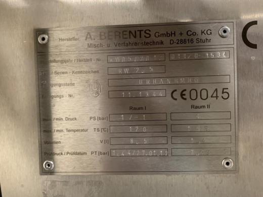 Becomix RW 2.5 Laboratory Homogenizing Mixer with Temperature Control and Electronic Batch Reporting-cover