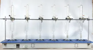 Electrothermal EME6 6-Place Extraction Mantle with Soxhlet Glassware Set 500mL, 9 of 11