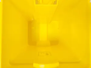 Lot of 8 Yellow Pedal-Operated 45L Laboratory Waste Bins, 9 of 9