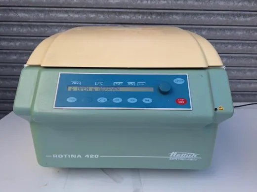 Hettich Rotina 420 High-Performance Centrifuge, Centrifugation