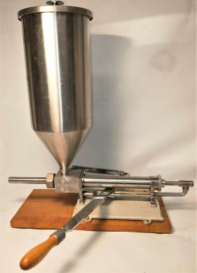 Manual Stainless Steel Table-Mounted Filling Machine with 10L Hopper-cover
