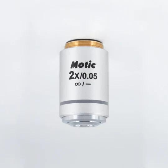 MOTIC CCIS Plan Achromatic Objective UC 2X/0.05 with 7.2mm Working Distance