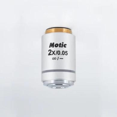 MOTIC CCIS Plan Achromatic Objective UC 2X/0.05 with 7.2mm Working Distance-cover