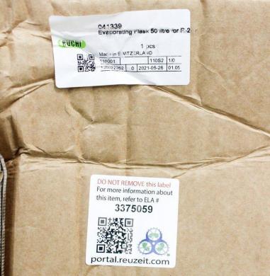 Buchi 50 Liter Borosilicate Glass 3.3 Evaporating Flask with 150 mm Flange-cover