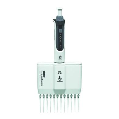 BrandTech Scientific Transferpette S-12 Multichannel M12-10, 0.5 to 10ul Pipette-cover