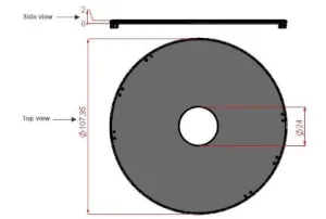 Okolab Thermal Plate for Nikon Inverted Microscopes with Temperature Controllers, 2 of 4