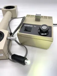 Olympus BH2 Dualhead Microscope Bridge with TL2 Pointer and LED Light, 5 of 12